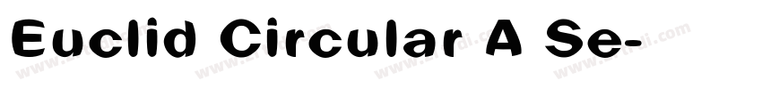 Euclid Circular A Se字体转换